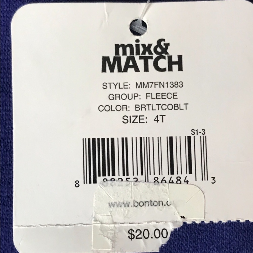 NWT Purple Fleece Joggers - Picture 2 of 7